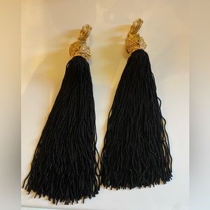 YSL LouLou Tassel Clip On Earrings